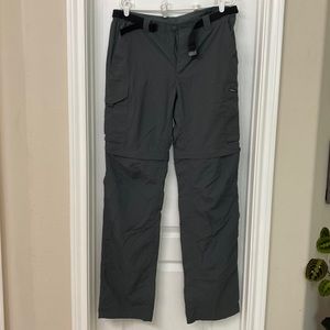 Columbia convertible pants. Mens 34w 36L. Silver.  Brand new. One is NWT In bag
